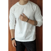 重磅300克纯棉双纱长袖 插肩袖 T恤纯色圆领男士 YUXIAN美式 春夏四季