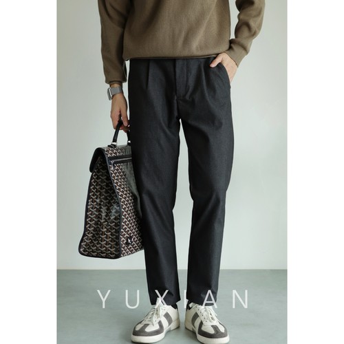 余闲九分裤弹力抗皱休闲裤