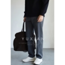 零 高密弹力 染色纺宽松直筒休闲西裤 长裤 秋冬 男士 免烫易打理