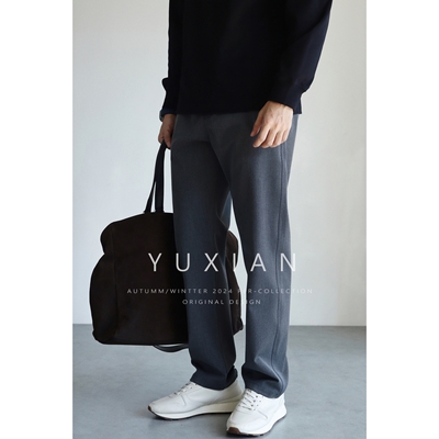YUXIAN秋冬长裤抗皱易打理西裤