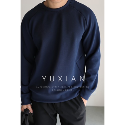 YUXIAN透气速干易打理长袖卫衣