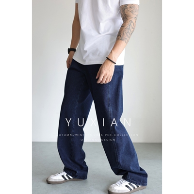 【经典丹宁】Chino弯刀牛仔裤男