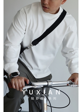 【轻舒暖系列】秋冬热感Sorona炽芯长绒棉中领半高领保暖长袖T恤