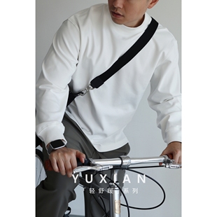 T恤 秋冬热感Sorona炽芯长绒棉中领半高领保暖长袖 轻舒暖系列