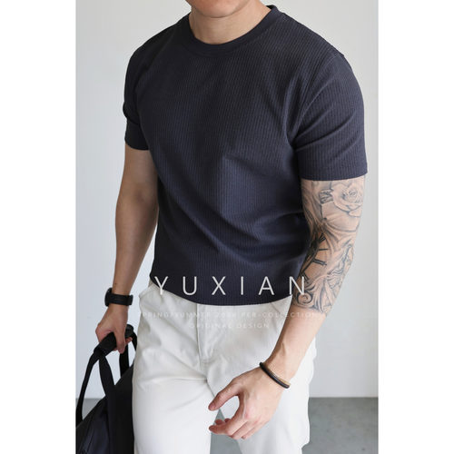 YUXIAN蜂巢轻量化运动T恤短袖夏