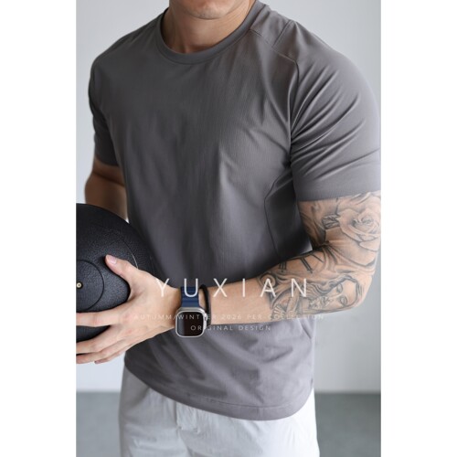 YUXIAN速干无痕短袖T恤健身短袖