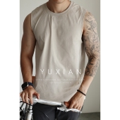 速干吸湿防晒防紫外线运动休闲无袖 高端5A抗菌 凉感背心薄春夏