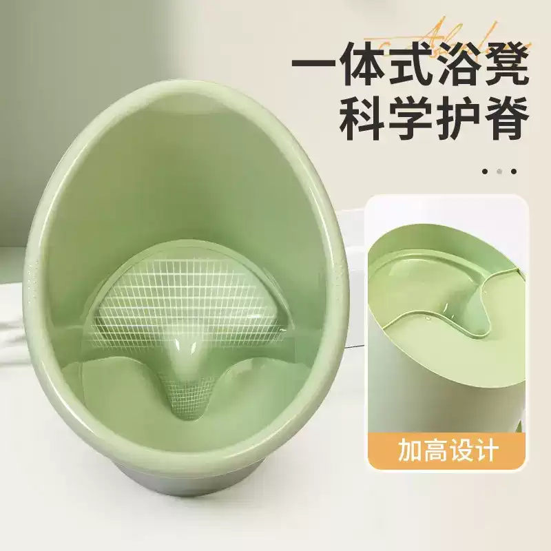 四季儿童洗澡桶宝宝泡澡桶婴儿可坐浴桶浴盆家用小孩游泳澡盆