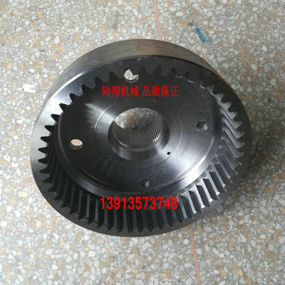 动压路机轮边内齿圈旋转支撑