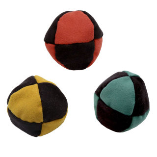 自由花式花毽足包沙包 60克55MM Footbag Hacky Sack 手工缝制