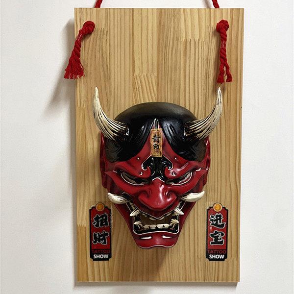 大天狗般若鸦天狗面具树脂彩绘挂件摆件道具mask可佩戴cosplay