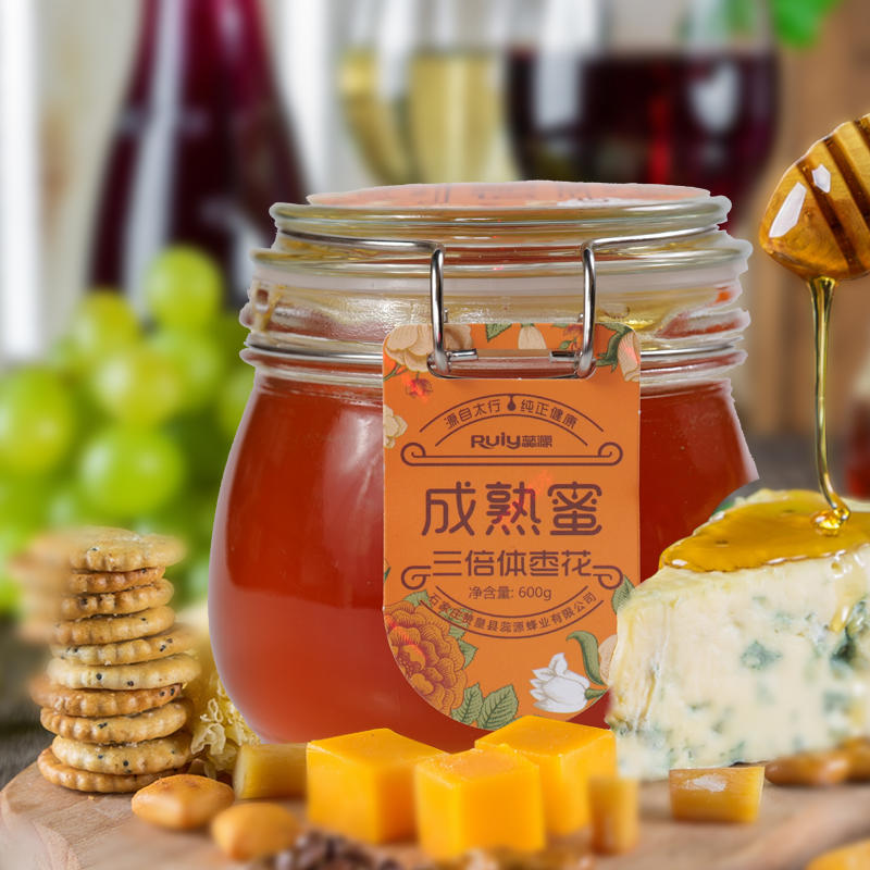 蕊源成熟蜜太行山枣花蜜槐花蜜荆花蜜土蜂蜜自然成熟好蜜劳模好蜜