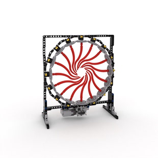 小小工程师国产积木机器人齿轮工程机械齿轮科技教育拼装动态触须