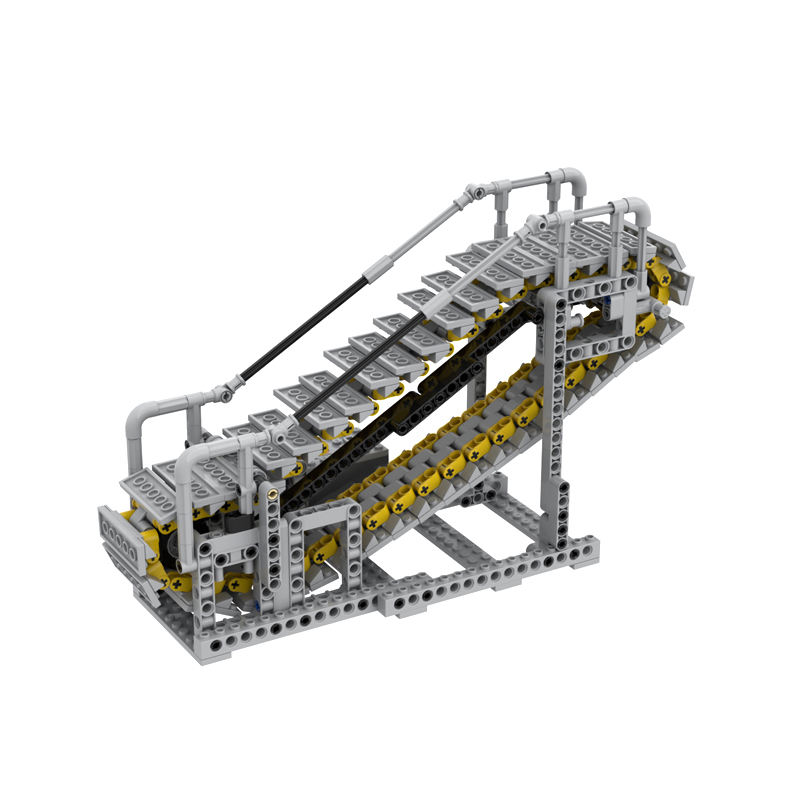 适用于高积木电动齿轮工程机械组模型科技教育拼装电动扶梯GBC