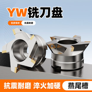 DCWR燕尾槽铣刀盘CNC清根燕尾V型槽铣刀盘TCWR内孔鸠尾刀盘55度60