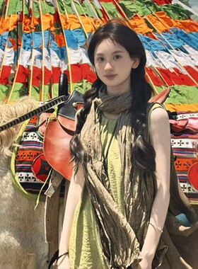 超出片的辣妹围巾~旅游少不了