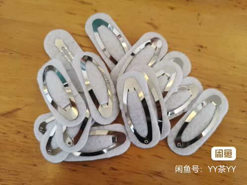 5厘米BB夹水滴夹边夹发夹发卡顶夹发饰diy手工制作饰品配件不织布
