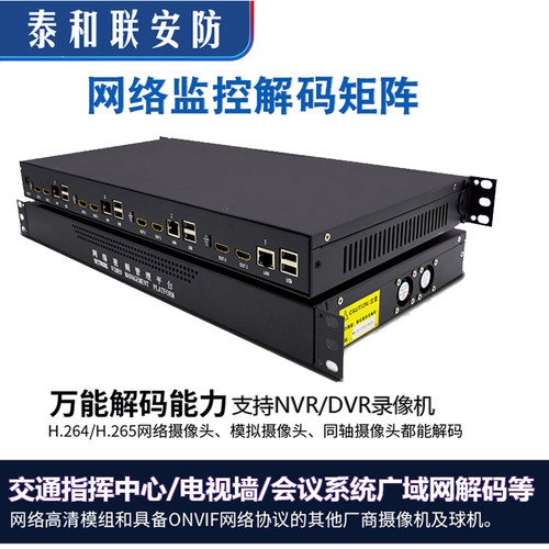 泰和联多路HDMI/SDi监控解码器