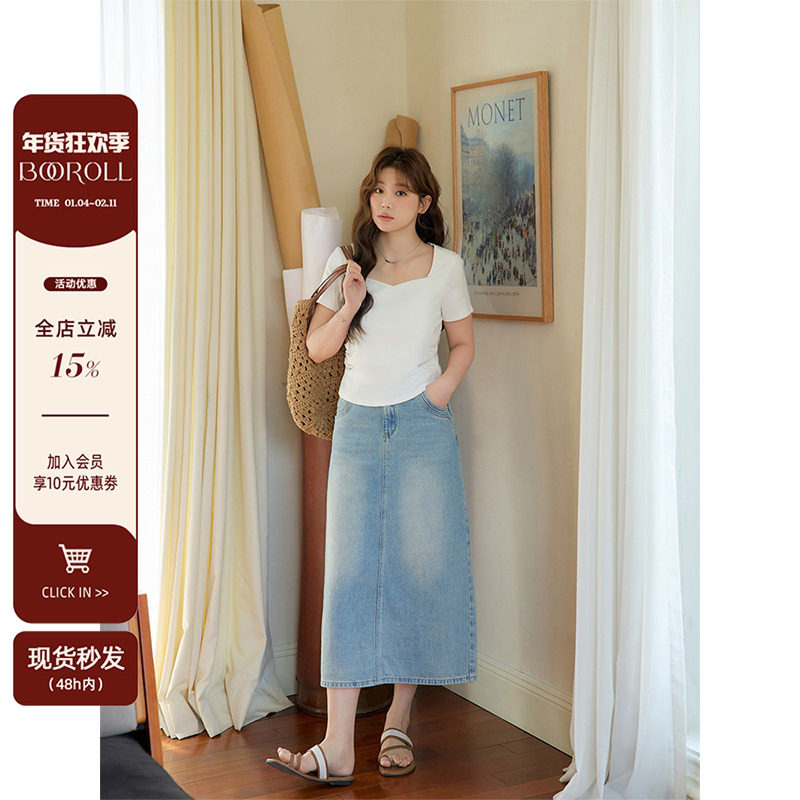 潘不卷大码女装微胖mm3色百搭短袖T恤夏季新款方领设计感弧形上衣,女装/女士精品,大码内搭,淘宝优惠券,粉丝福利购,淘宝优惠卷