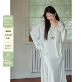 女装 斜肩罩衫 微胖mm显瘦针织上衣服套装 2025新款 夏 薄款 潘不卷大码