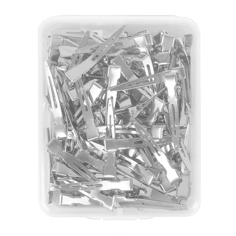 钢夹烫发夹美发专业造型夹小号定位夹理发店用品大全分区专用夹子