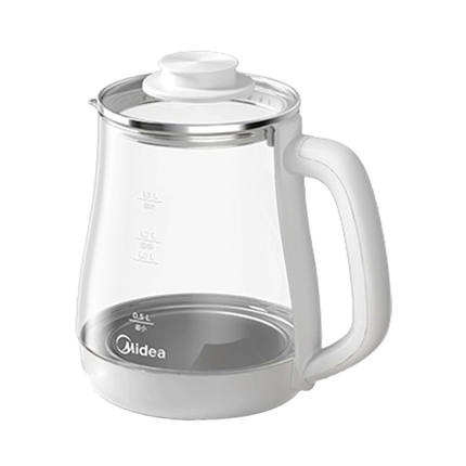 美的MK-YS15P201/YS20P502电水壶养生壶配件加厚玻璃壶身盖子1.5L