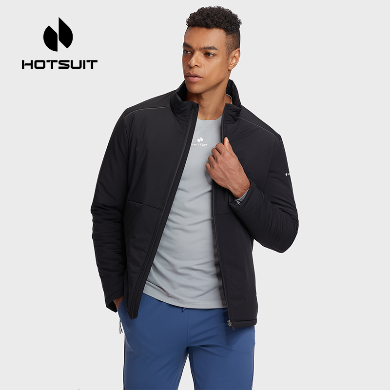 HOTSUIT后秀正品运动夹克男立领
