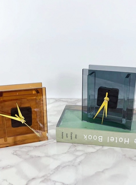 现代北欧样板房茶色烟灰水晶玻璃