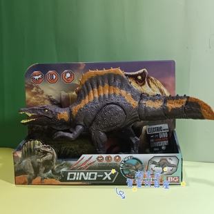 侏罗纪公园恐龙玩具双冠龙霸王龙棘龙苍龙迅恐龙仿真声效儿童玩具