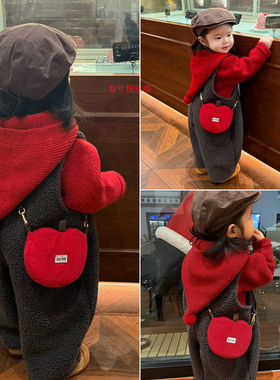 儿童包包2026新款可爱男女童宝宝新年压岁钱拜年红包利是封斜挎包