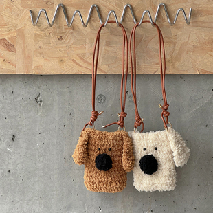 毛绒儿童包包2025新款秋冬时尚女童宝宝配饰包洋气小女孩斜挎包