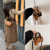 儿童包包2025新款 时尚 女童公主手提枕头包女孩零钱配饰单肩斜挎包