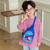 可爱卡通儿童包包时尚 洋气男童宝宝硬壳胸包小女孩外出配饰斜挎包