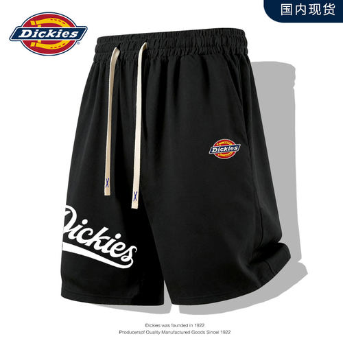 Dickies夏季男女同款休闲短裤男士宽松运动情侣五分裤直筒中裤潮