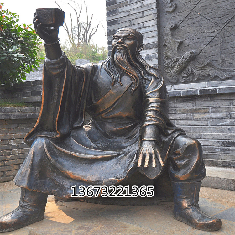 大型纯铜雕塑仿铜雕塑三国人物刘关张结拜雕像 古代人物造型定制