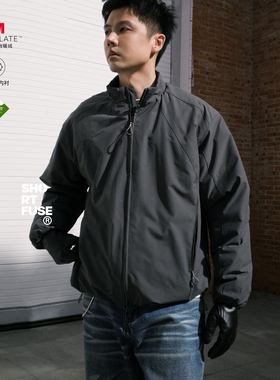 shortfuse秋冬三防立领3M新雪丽石墨烯发热保暖棉服外套男