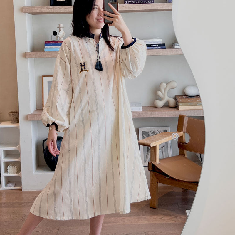 睡裙夏季女款纯棉薄款宽松长款夏天2025新款大码全棉睡衣女可外穿