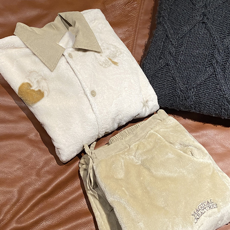 哈利波睡衣女情侣冬季加绒