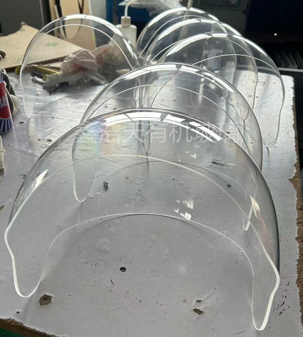 亚克力半球罩玩偶面罩产品装饰罩有机玻璃防护面罩透明展示头罩