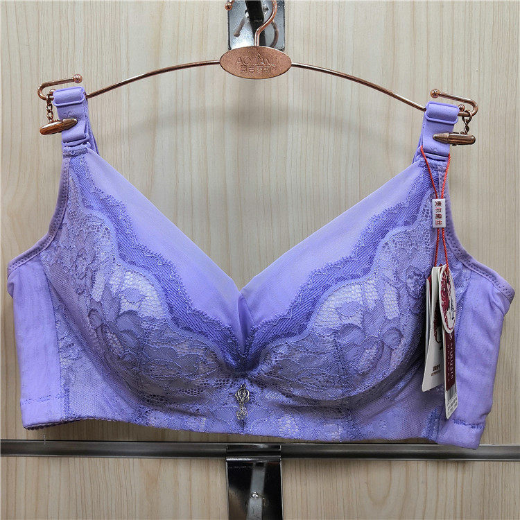 奥尔黛丝新款2588 b杯文胸4扣收副乳中厚无钢圈聚拢调整女文胸