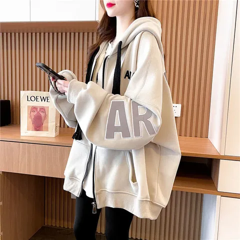 卫衣薄款百搭宽松连帽chic外套新款2024春秋