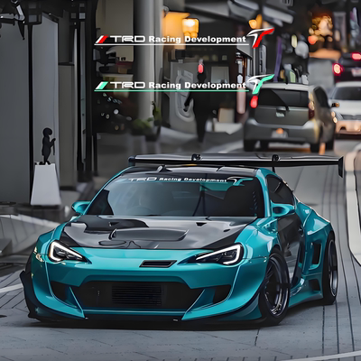 丰田TRD性能标识86前挡玻璃贴纸