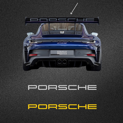 992GT3RS尾翼PET改色膜贴纸拉花