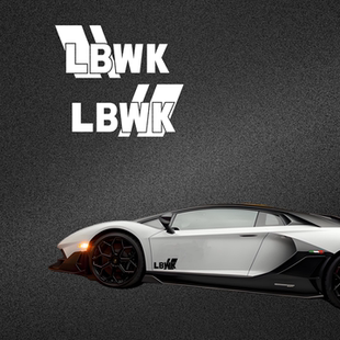 车永佳 LBWK车身改装车贴自由漫步jdm赛车门装饰拉花
