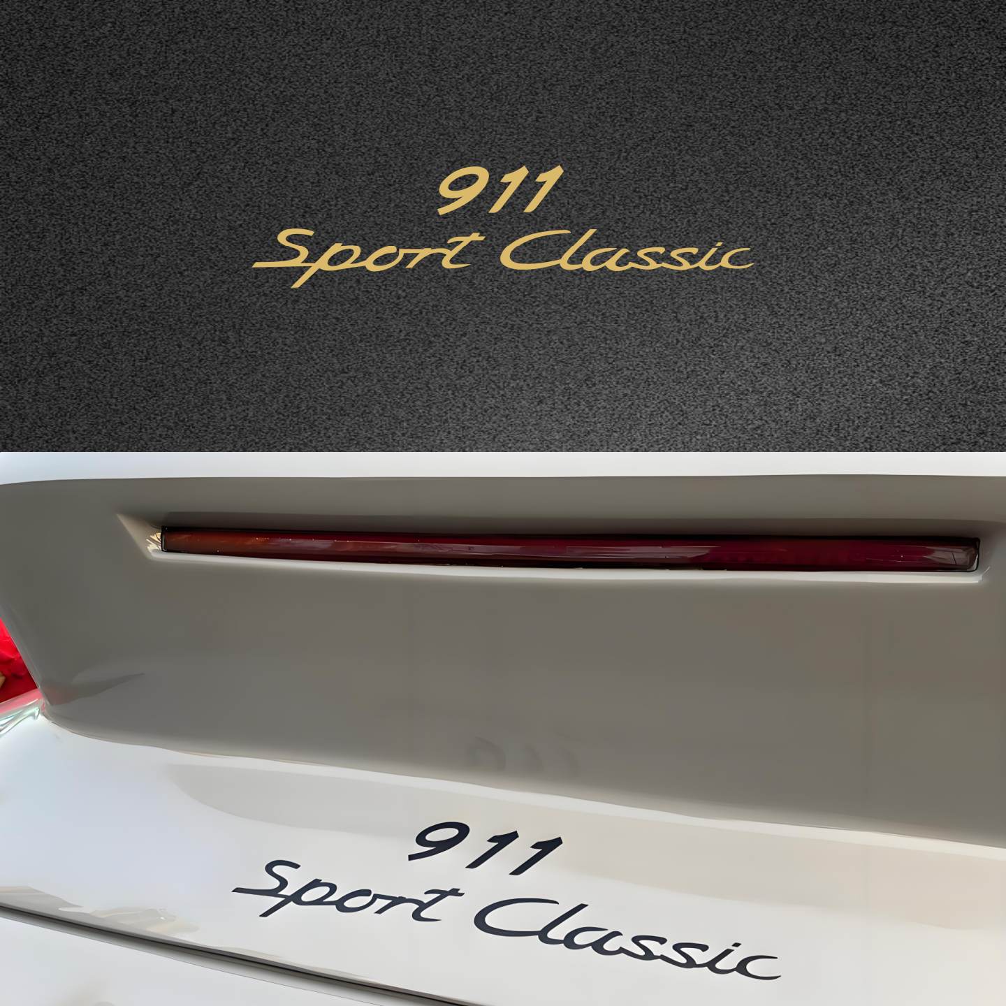 911SPORTCLASSLC车尾标识贴纸