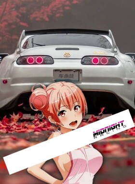 midnight午夜赛车JDM玻璃压头纸