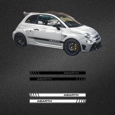 阿巴斯ABARTH侧裙PET改色膜拉花