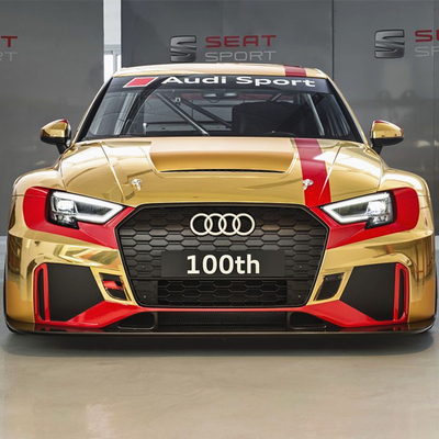 奥迪RS拉花赛车前挡玻璃遮阳贴纸