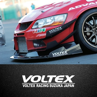 车永佳  VOLTEX改装拉花jdm赛车尾翼前唇包围反光膜贴纸