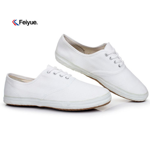 上海飞跃小白鞋男女武术鞋轻便